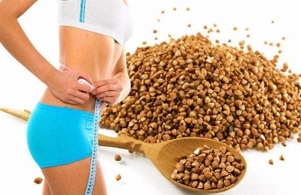 Weight loss by buckwheat diet